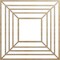 Ekena Millwork Raven Wood Fretwork Pierced Ceiling Medallion, Hickory, 28"OD x 10 1/4"ID x 3/8"T CMWP28X28X0375RAHI - alternate 1
